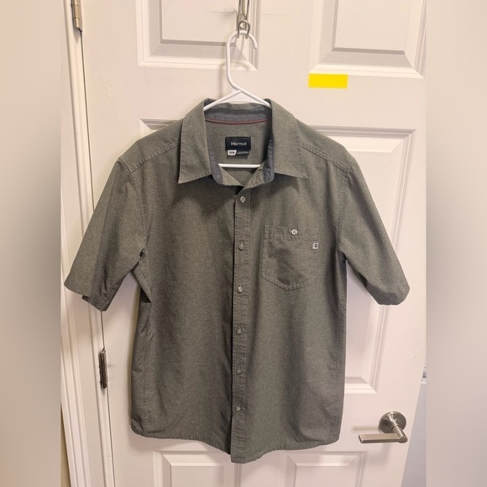 Mens Marmot Short Sleeve Button Down Shirt